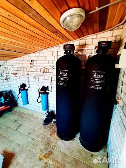 Система очистки воды из скважины и колодца