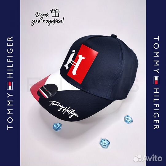 Бейсболка Tommy Hilfiger Lewis Hamilton 2024 синяя