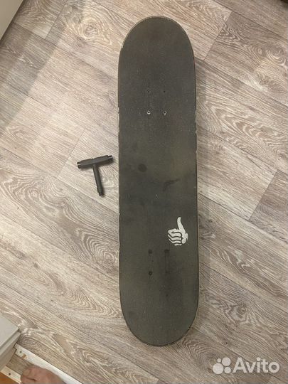 Скейтборд кастом Footwork Tensor + скейт ключ