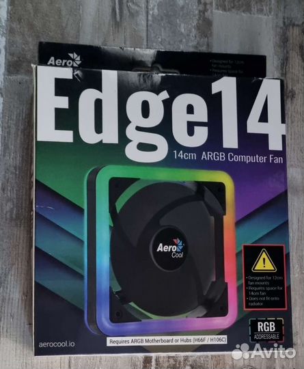 Aerocool edge 14 вентилятор для корпуса rgb