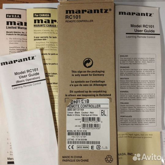 Пульт оригинальный к аппаратуре marantz