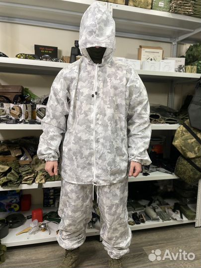 Маскхалат белый зимний