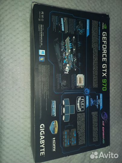 Видеокарта gigabyte GTX 970 Windforce 3x OC