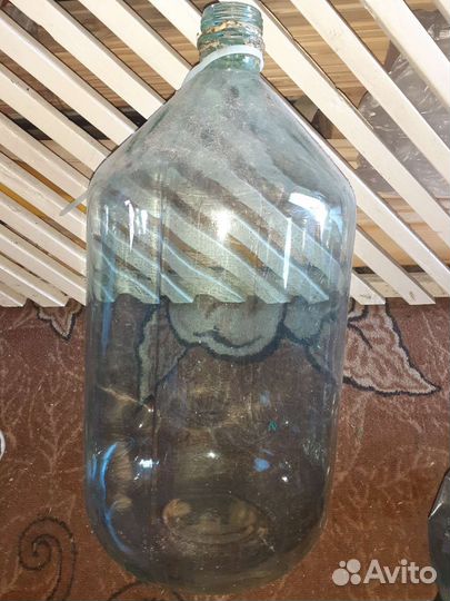 Бутылка стеклянная