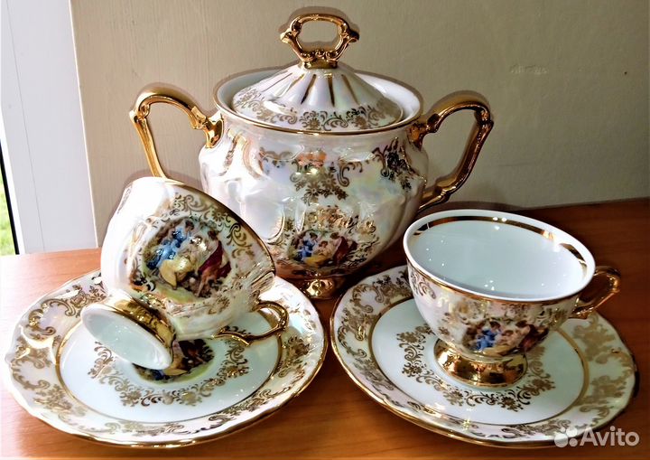 Чашка с блюдцем Мадонна Мария-Луиза.Чехия