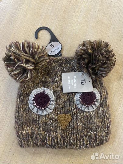 Шапка зимняя для девочки новая