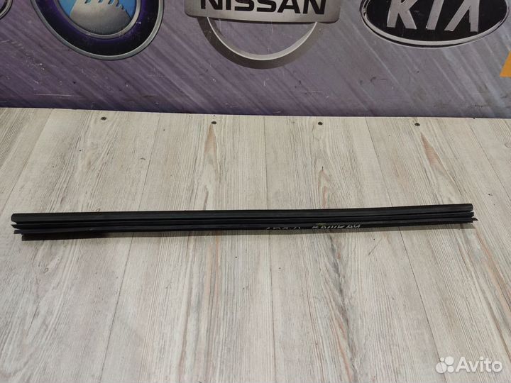 Бархотка зад молдинг уплотнитель стекла двери Niss