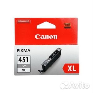 Картридж Canon CLI-451XL Gray серый 6476B001