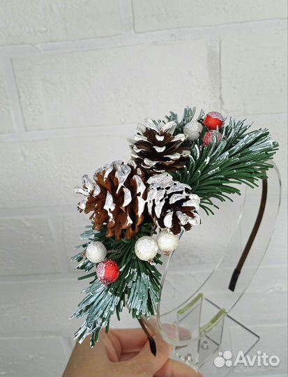 Ободок Новогодний Ёлочка