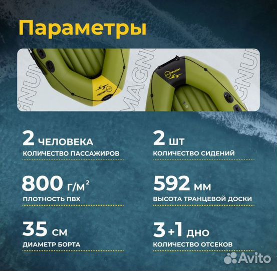 Лодка пвх надувная Magnum Pro 300