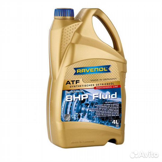 Трансмиссионное масло Ravenol ATF 8 HP (4 л)