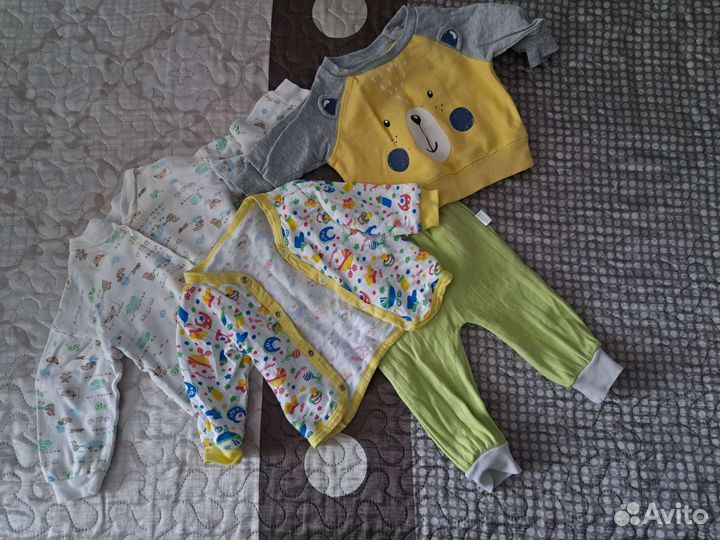 Детские вещи пакетом от 0 до 4-5 месяцев
