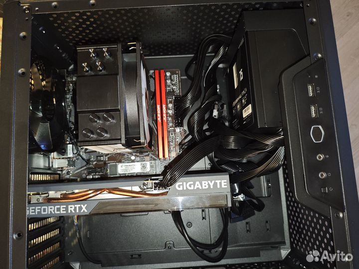 Игровой пк Ryzen 5600,16Gb,Rtx 3060Ti