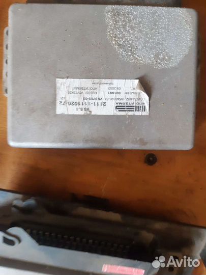 Эбу, блок управления двигателем на ваз