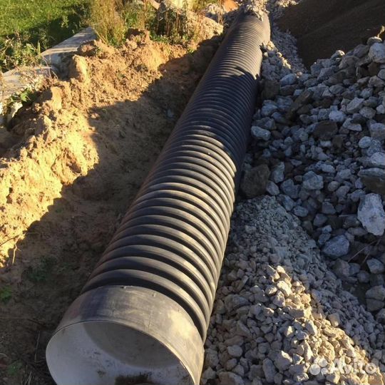 Труба в канаву на заезд sn8