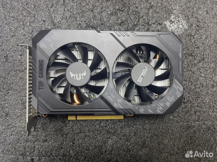 Видеокарта asus TUF Gaming GTX 1660 super OC 6GB