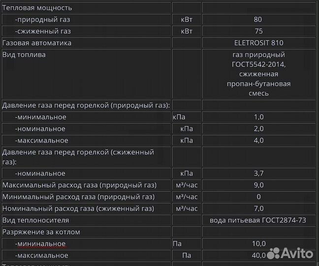 Уличный котел RSH 100