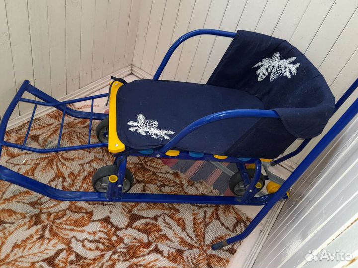 Санки коляска ника