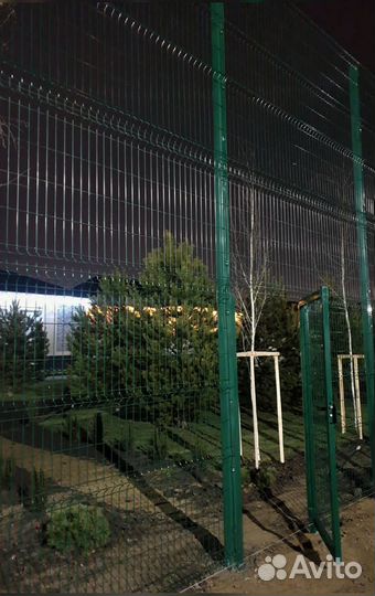 Забор сетка 3д