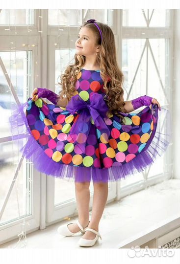 Праздничное платье для девочки 134
