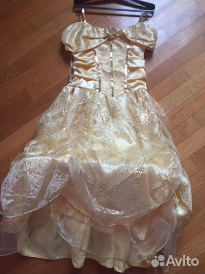 Карнавальный костюм Бель Диснеевская принцесса 5-6