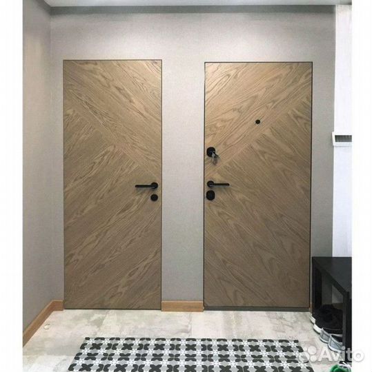 Двери скрытые межкомнатные с отделкой