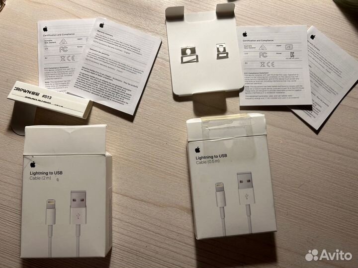 Пустые коробки от Apple iPhone AirPods Pro Lightn