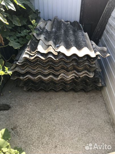 Шифер 8 волновой бу