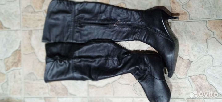 Сапоги высокие ботфорты 38р