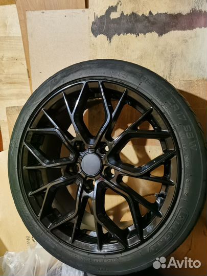 Литые диски r17 5x114 3 с резиной