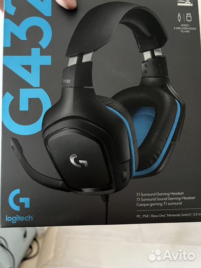 Игровые Наушники для пк Logitech g 432