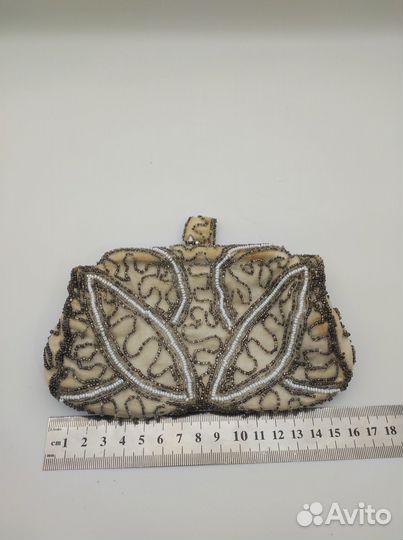 Сумочка текстиль бисер вышивка нач. XX в.Б1965 С