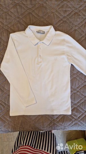 Рубашка школьная белая 140-146 и 128