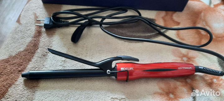 Плойка для завивки волос Dewal professional Red Ti