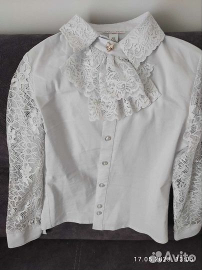 Блузка школьная 128 134