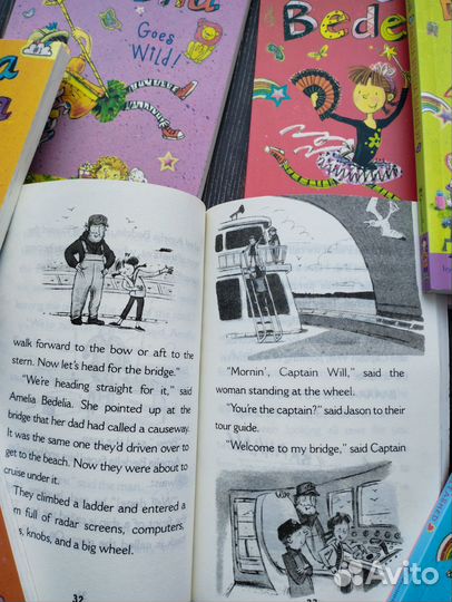 Детские книги на английском Amelia Bedelia.Амелия