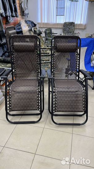 Кресло шезлонг на шнуровке * 2 шт