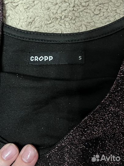 Топ блестящий Cropp