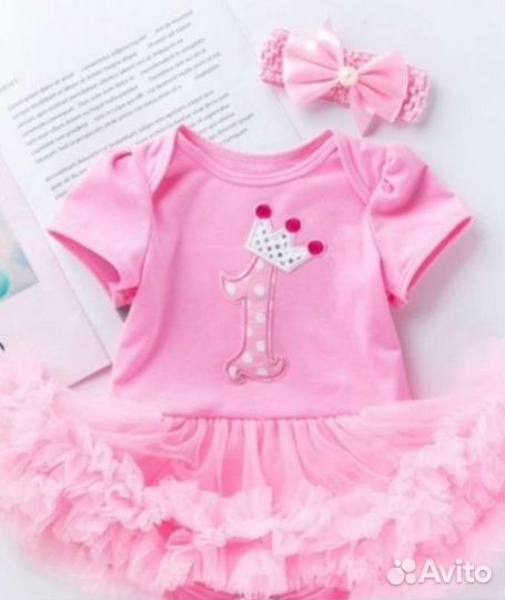 Боди платье. для девочки 80