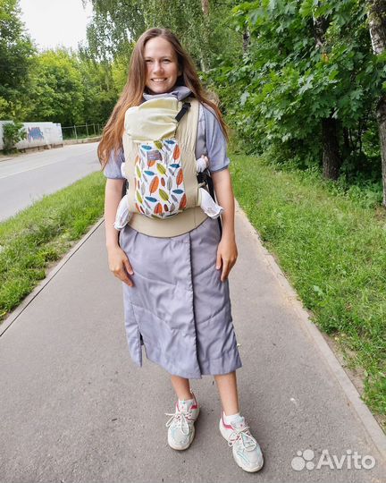 Слинг эргорюкзак кенгуру для новорожденных