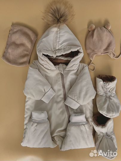 Демисезонный комбинезон для девочки кактак 74