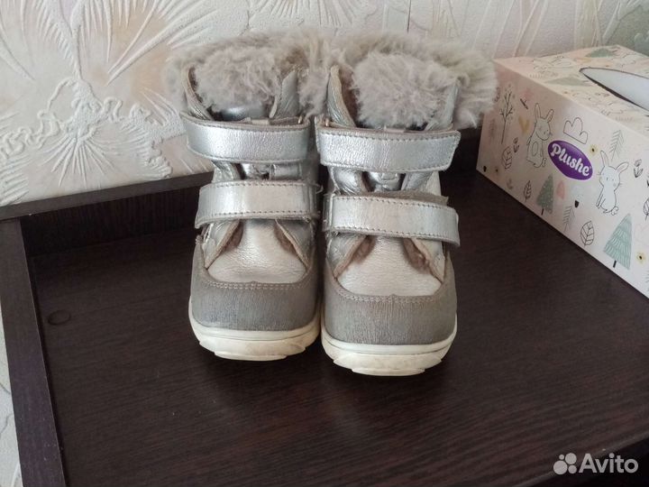 Зимние ботинки для девочки 22 размер