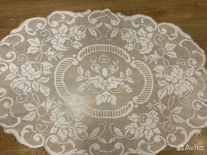 Скатерть филейное кружево