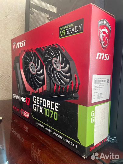 Msi GeForce gtx 1070 gaming X 8gb