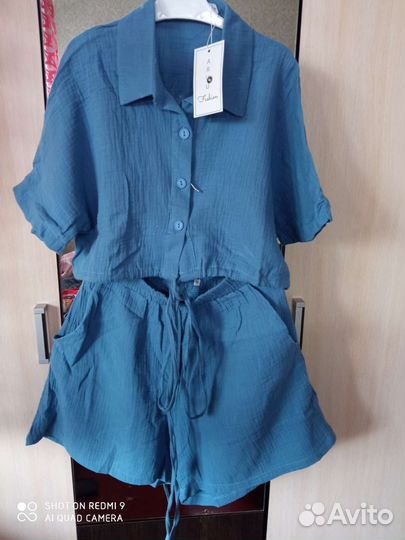 Летний женский топ и шорты