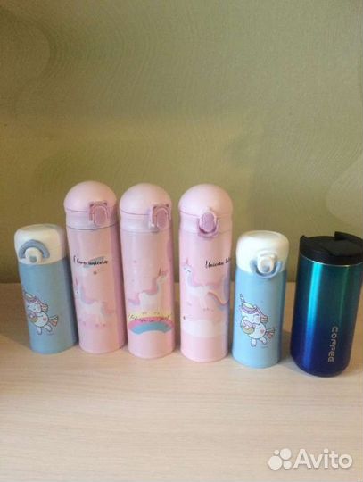 Термокружка с единарогами