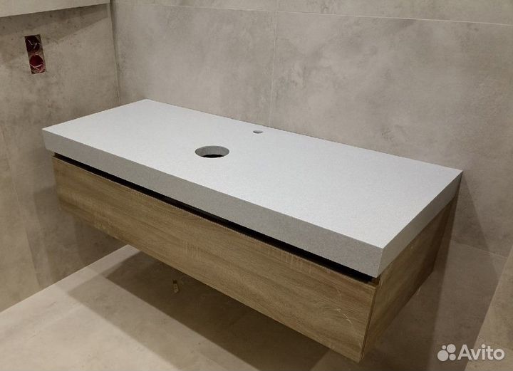 Столешница с раковиной в ванную