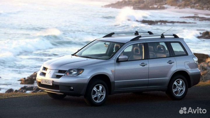 Порог Mitsubishi Outlander 2001-2008 (1мм)