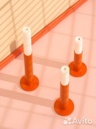 IKEA Tuvkornell набор подсвечников 3 шт. сталь