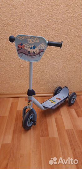Самокат детский трехколесный бу